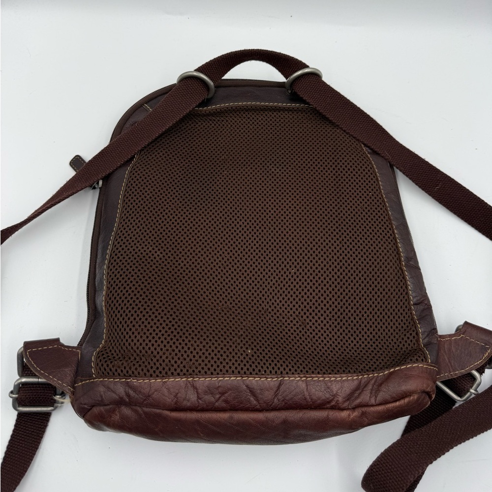 Jack Georges Small Backpack Purse Convertible Crossbody Leather Travel - Picture 4 of 11